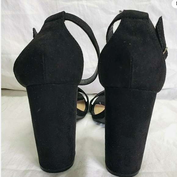 Brash Shoes Faux Suede 4" Block Heel - Picture 2 of 4